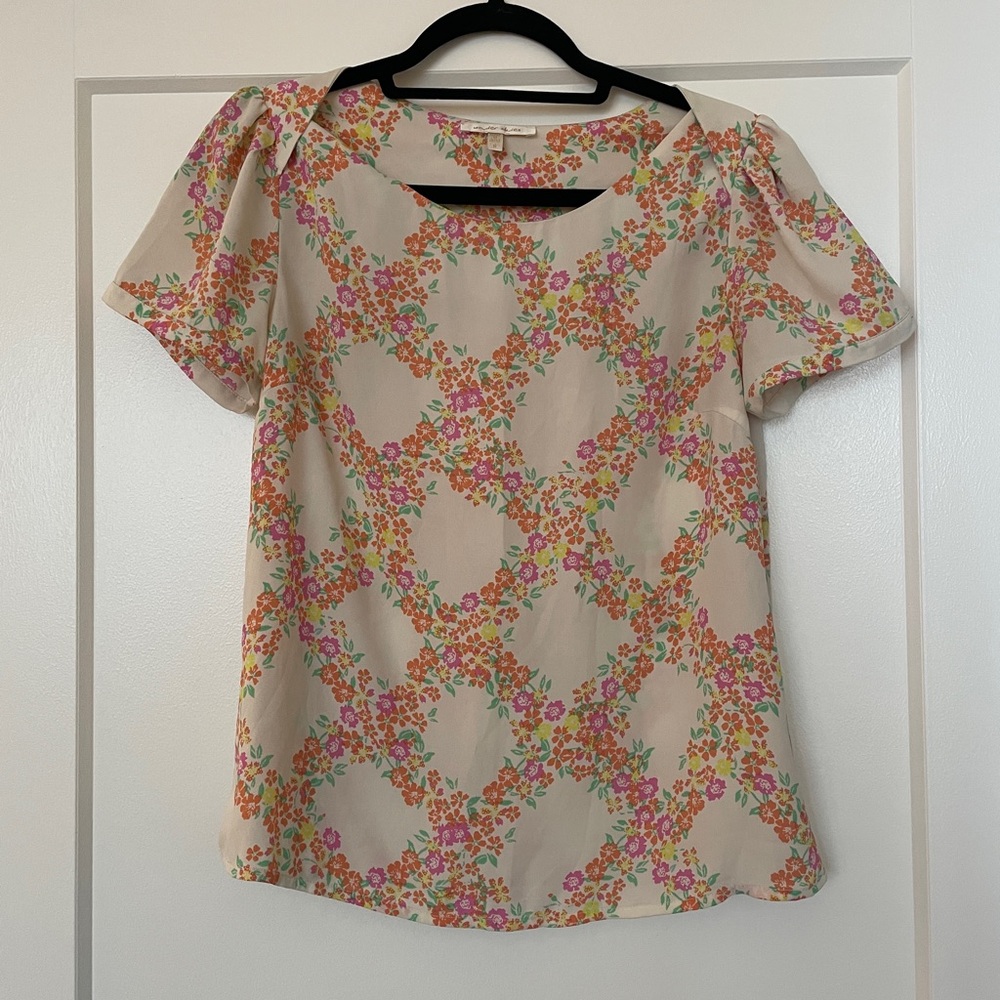 Under Skies Multicolor Floral Blouse